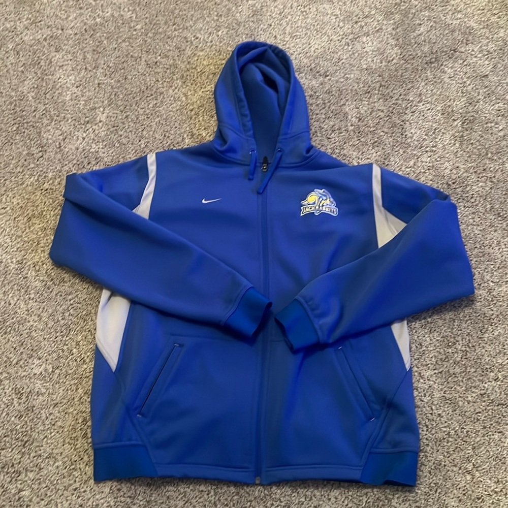 Nike South Dakota State Front Zip Hooded Sweatshirt